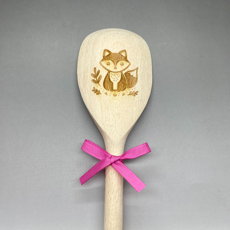 Liška č. 1 - Vařečka kulatá s gravírováním