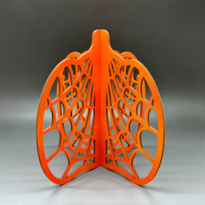 3D dýně - vzor pavučina č. 1 - velká