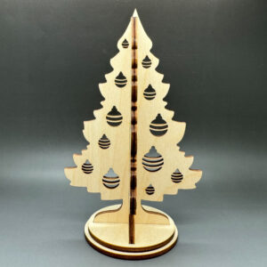 3D vánoční stromeček z březové překližky č. 2