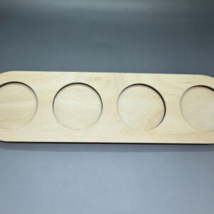 Základ pro dřevěný mini svícen - na 4 svícny