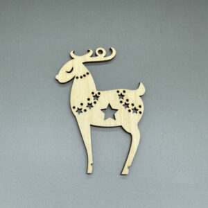 Dřevěná ozdoba na stromeček - Sob