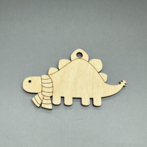 Dřevěná ozdoba na stromeček - Dinosaurus č. 1