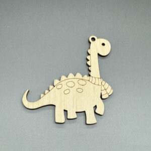 Dřevěná ozdoba na stromeček - Dinosaurus č. 2