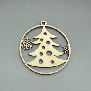 Dřevěná ozdoba na stromeček - Stromeček