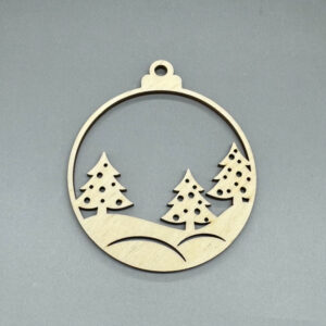 Dřevěná ozdoba na stromeček - Stromečky