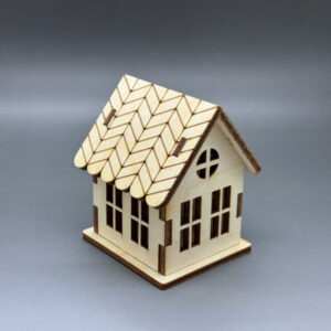 Mini dřevěný domeček z překližky