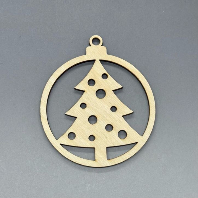 Dřevěná ozdoba na stromeček - Stromeček