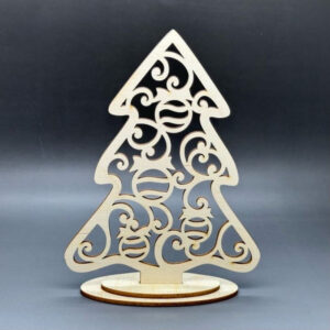 Vánoční stromeček z březové překližky - Vánoční ozdoby