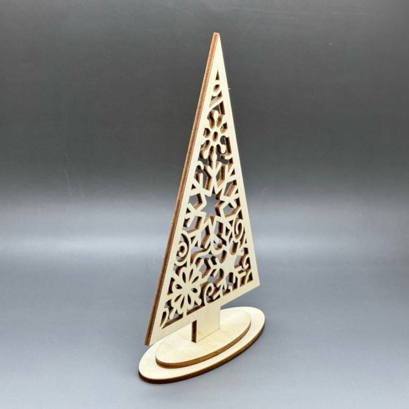 Vánoční stromeček z březové překližky č. 3 - Obrázek 2