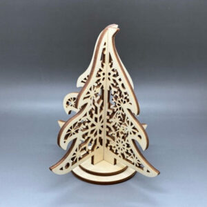 3D vánoční stromeček z březové překližky č. 3