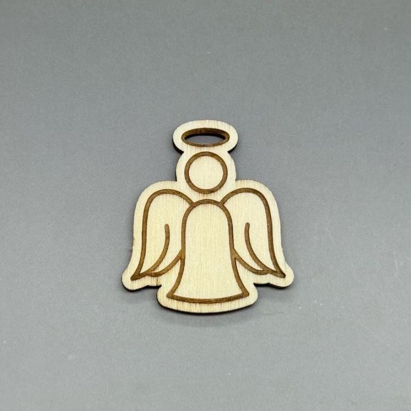 Andílek - Vánoční gravírovaná kartička na peníze - Obrázek 3