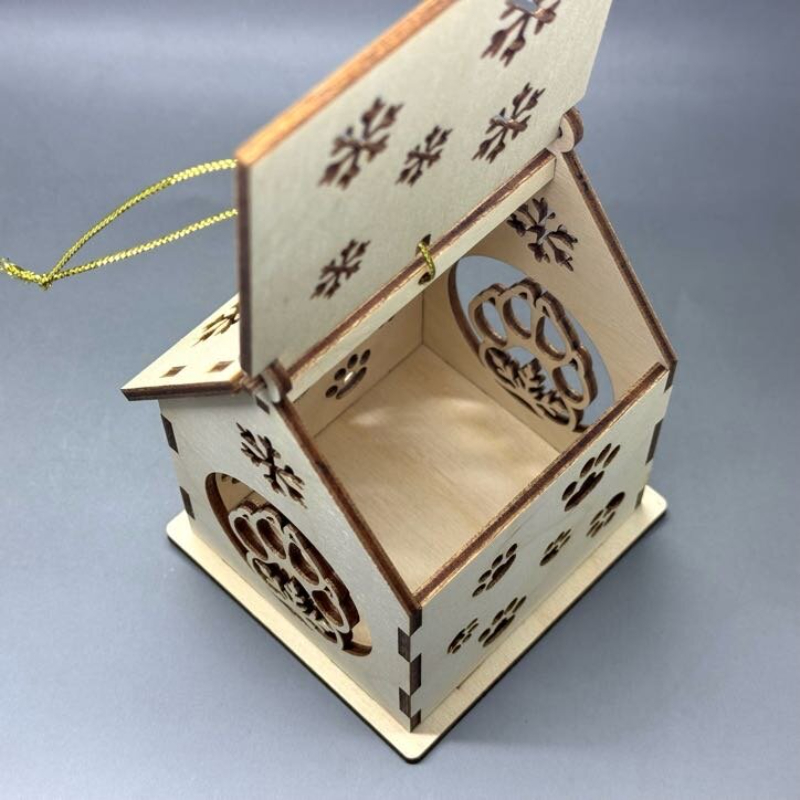 Střední domeček z překližky s otevírací střechou - Velká packa - Obrázek 3