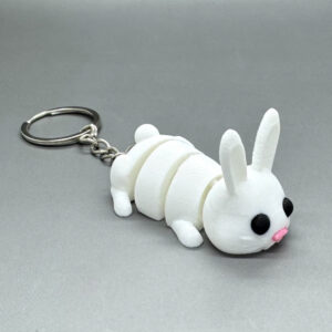 Králíček - Klíčenka - Flexi zvířátko (3D tisk)