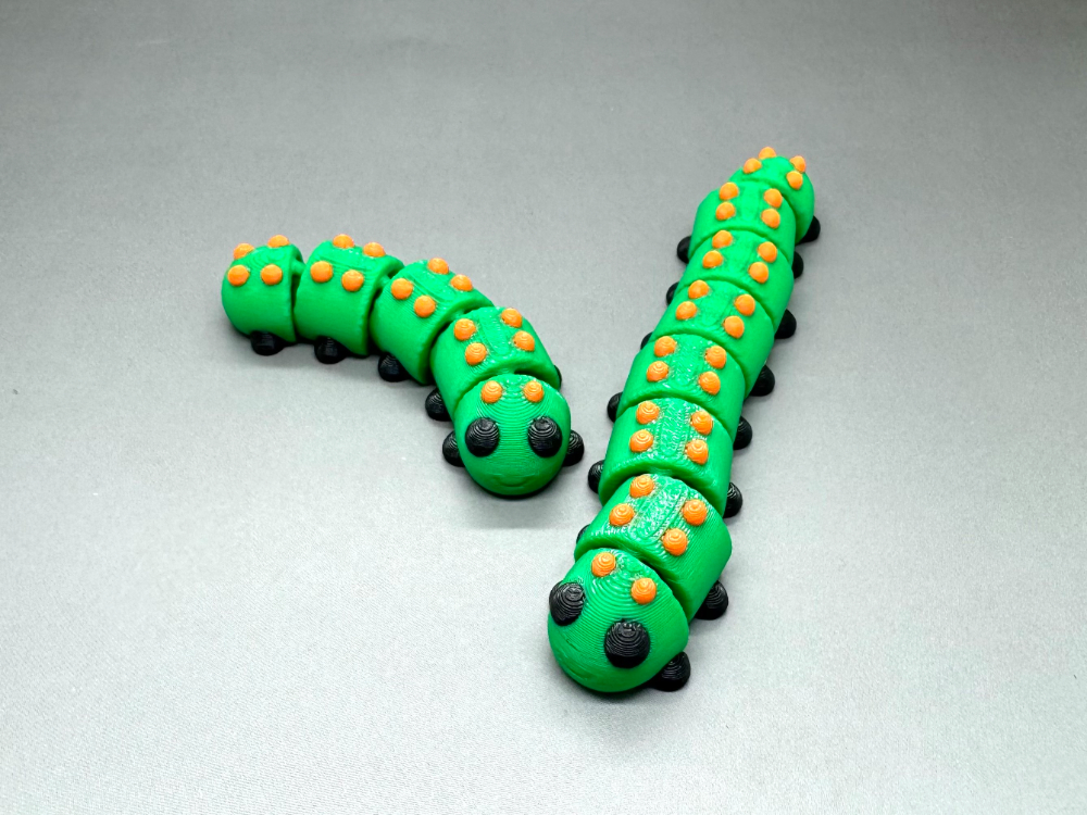 Housenka malá - Flexi zvířátko (3D tisk) - Obrázek 3