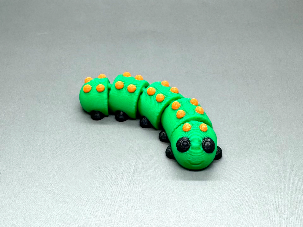 Housenka malá - Flexi zvířátko (3D tisk)