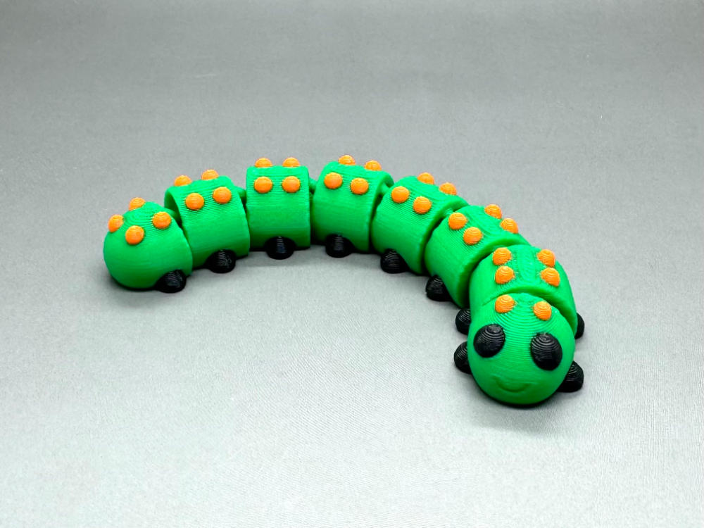 Housenka velká - Flexi zvířátko (3D tisk) - Obrázek 2