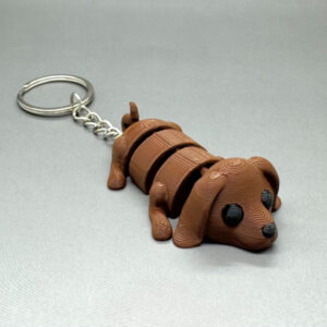 Pejsek - Klíčenka - Flexi zvířátko (3D tisk)