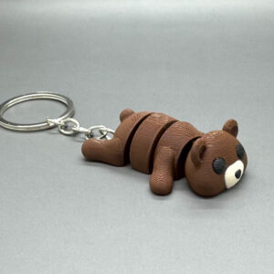 Medvídek - Klíčenka - Flexi zvířátko (3D tisk)