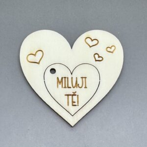 Miluji Tě! - Vymačkávací srdíčko